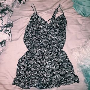 Elephant print romper